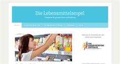 Desktop Screenshot of lebensmittelampel.com